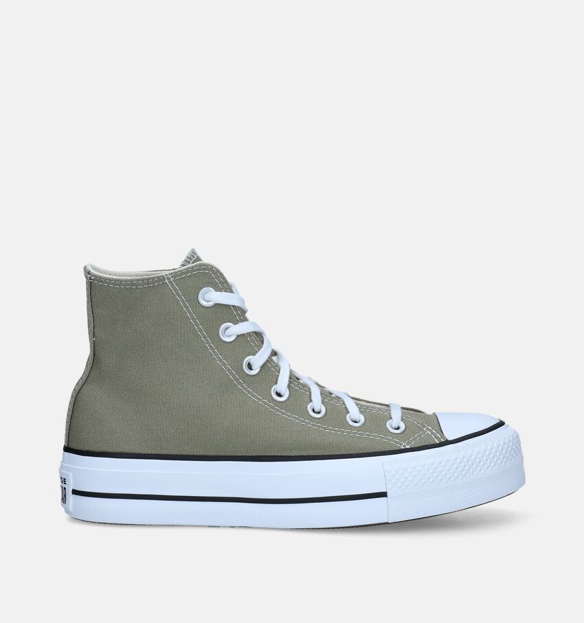 Converse Chuck Taylor All Star Lift Hi Groene Sneakers