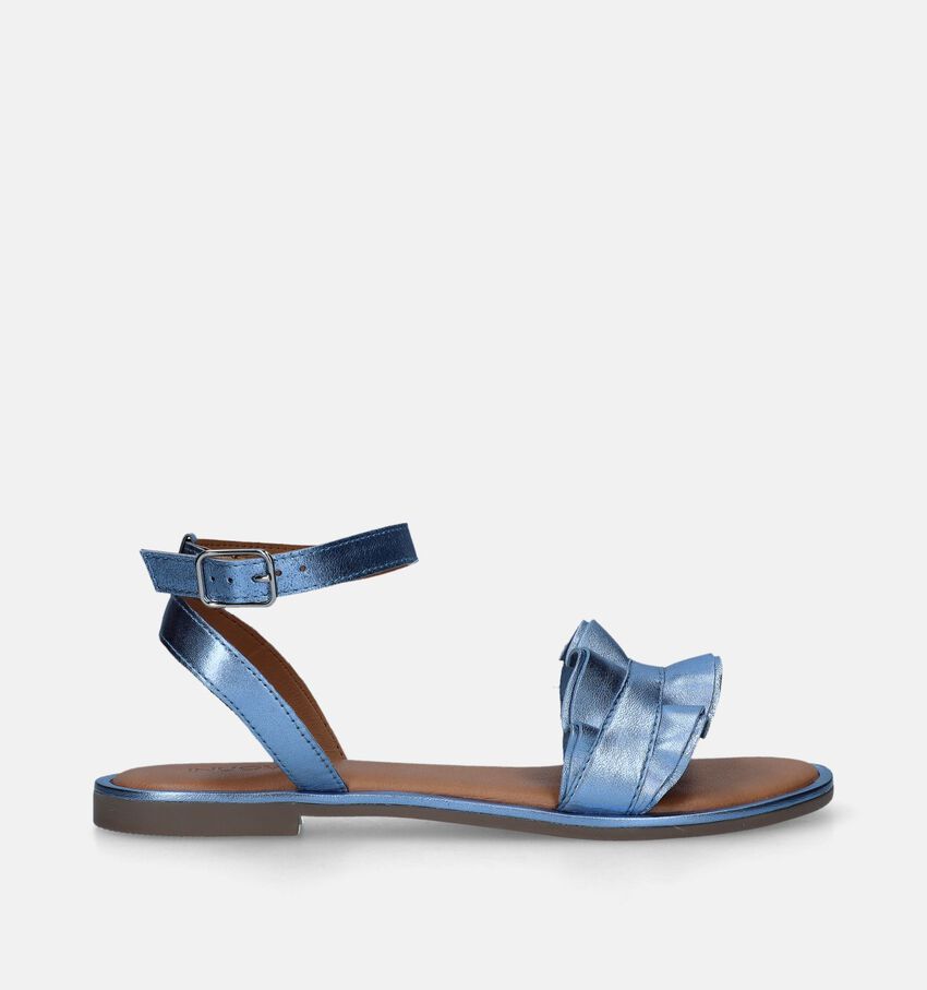 Inuovo Sandales plates en Bleu
