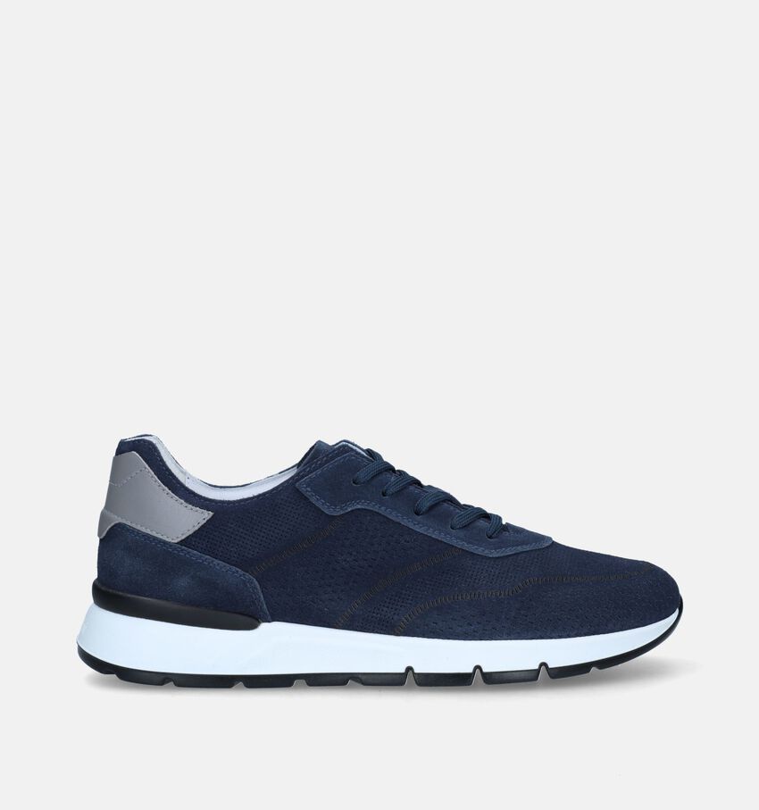 NeroGiardini Blauwe Veterschoenen