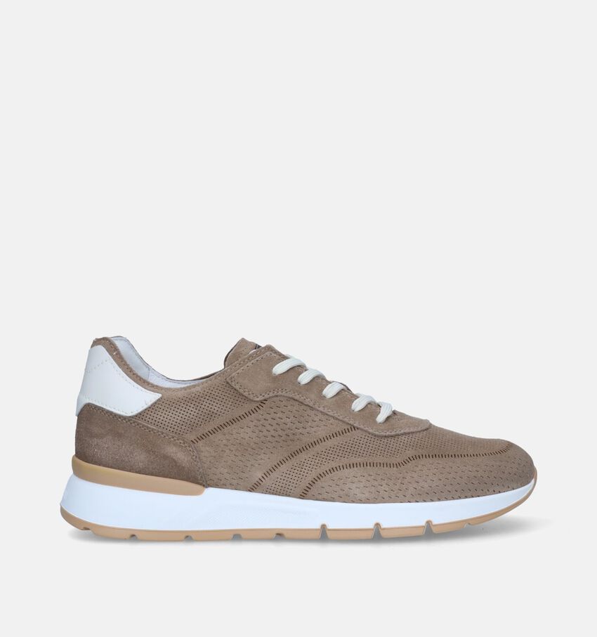 NeroGiardini Beige Veterschoenen