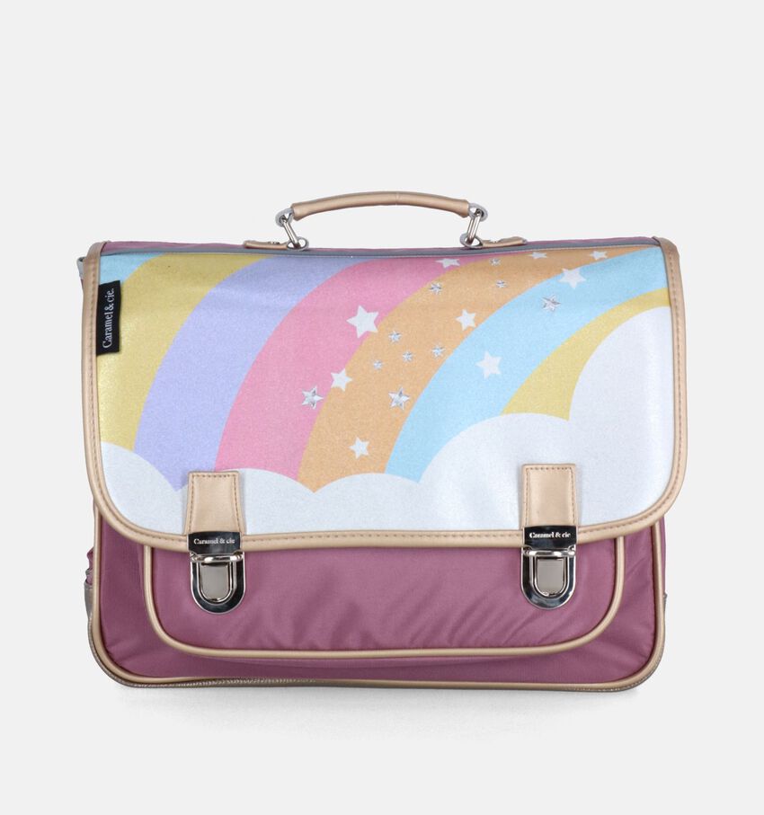 Caramel & cie. Arc En Ciel Etoile Cartable en Mauve