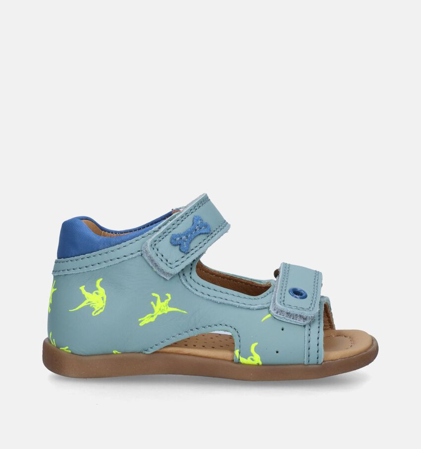 STONES and BONES Sino Groene Babysandalen met dino's