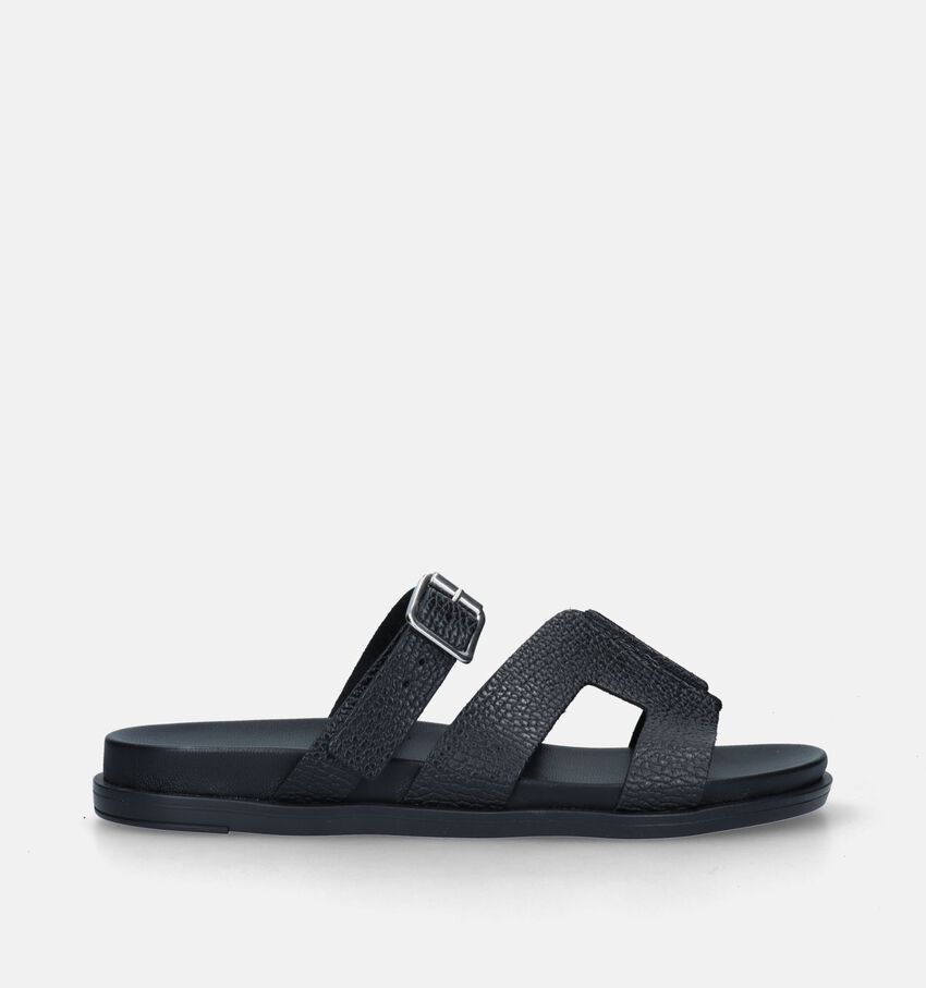 Signatur Nu-pieds plates en Noir