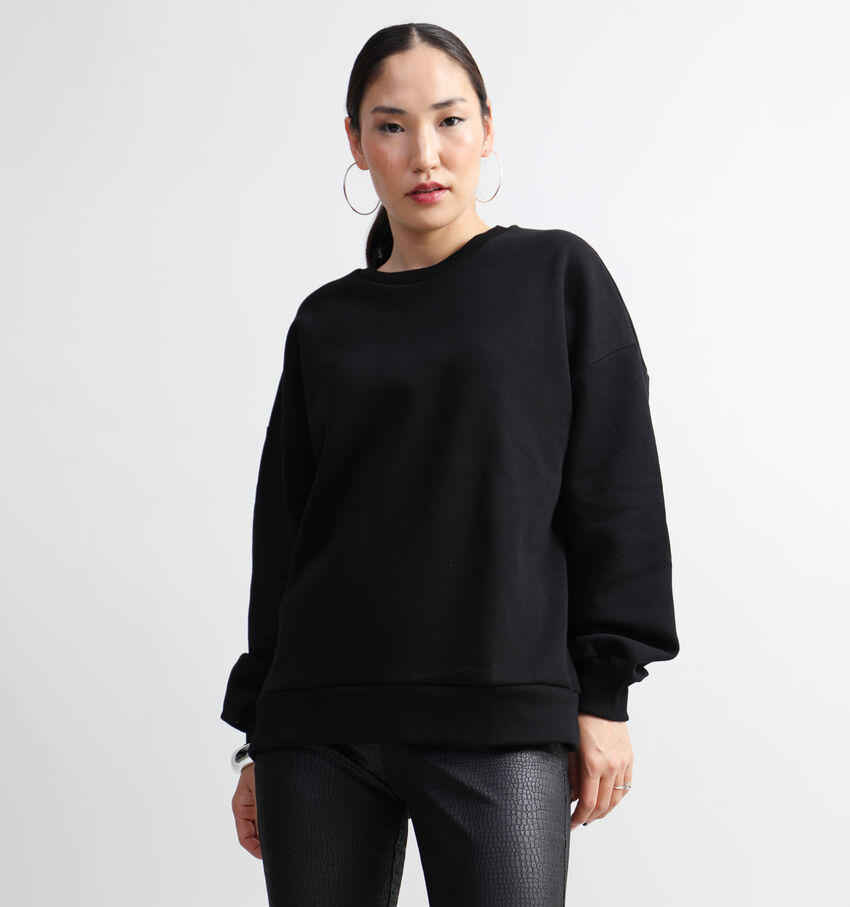 Vila Minna Zwarte Sweatshirt