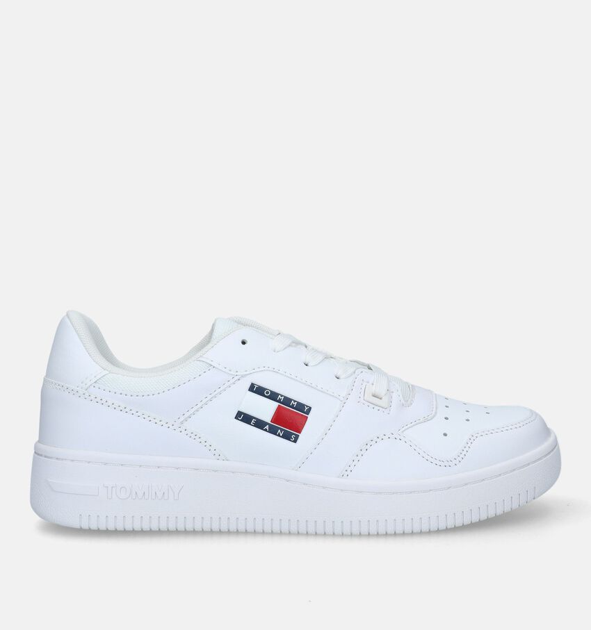 TH Tommy Jeans Retro Witte Sneakers