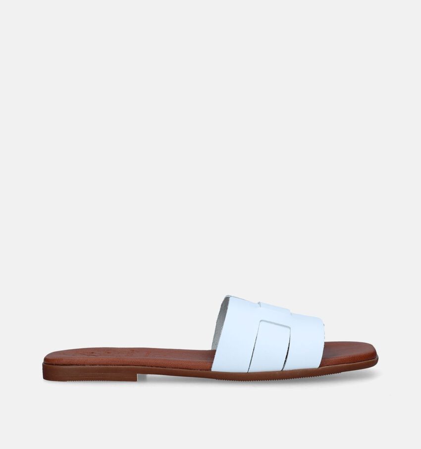 Oh My Sandals Nu-pieds plates en Blanc