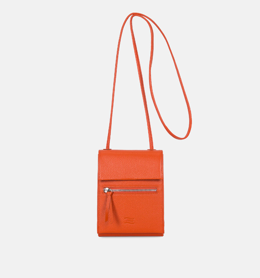 Crinkles Sac porté croisé en Orange