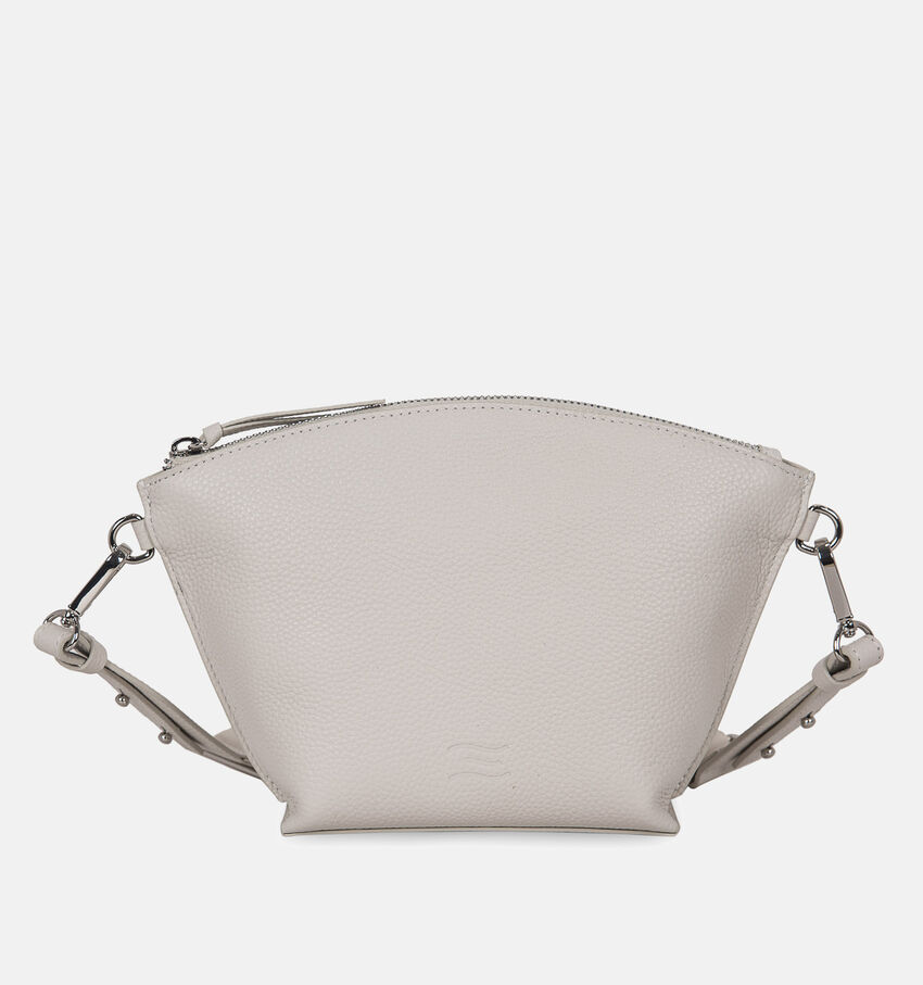 Crinkles Ecru Crossbody Tas