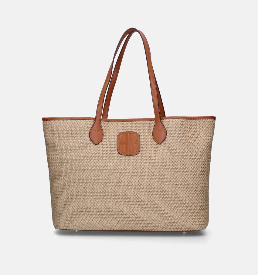 Laurent David Raffia 887 Beige Shopper tas