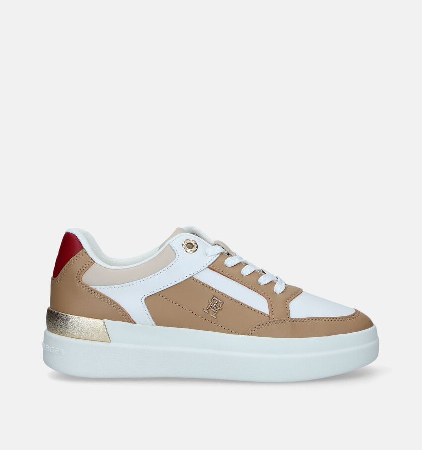 Tommy Hilfiger Lux Hardware Court Bruine Sneakers