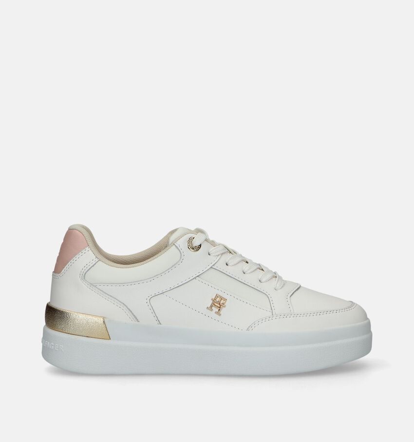 Tommy Hilfiger Lux Hardware Court Witte Sneakers