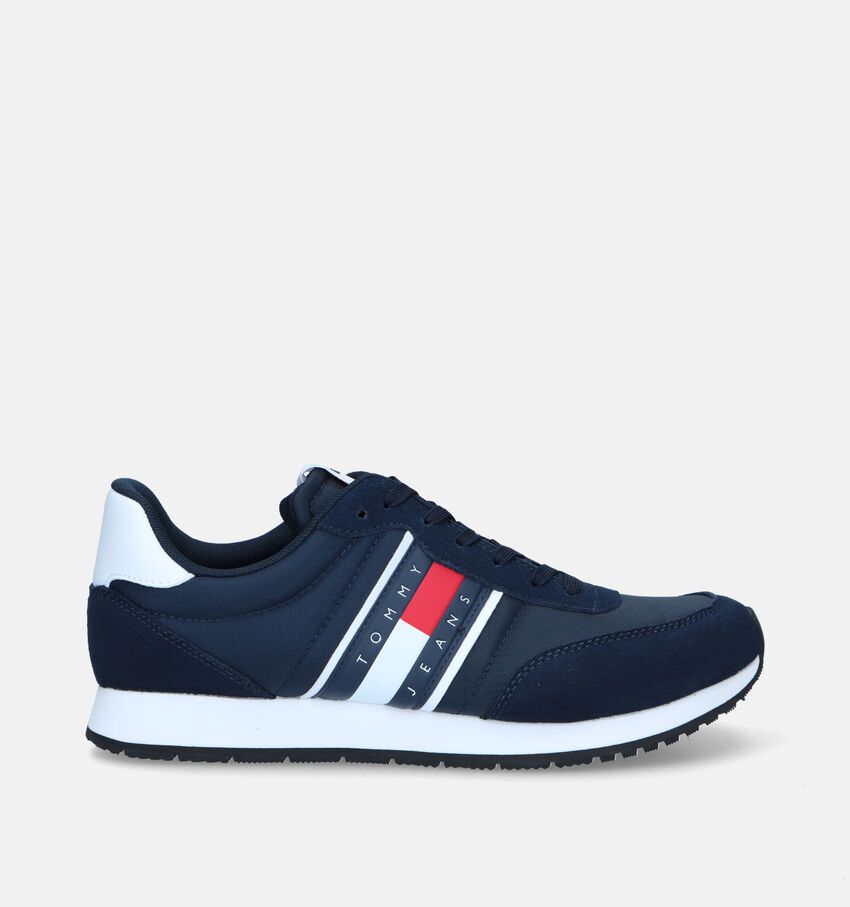 TH Tommy Jeans Runner Classic Ess Chaussures à lacets en Bleu
