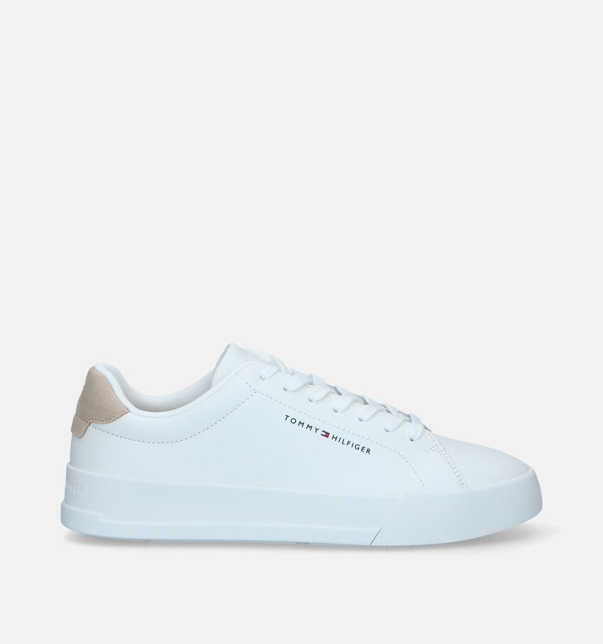 Tommy Hilfiger Court Grain Ess Chaussures à lacets en Blanc