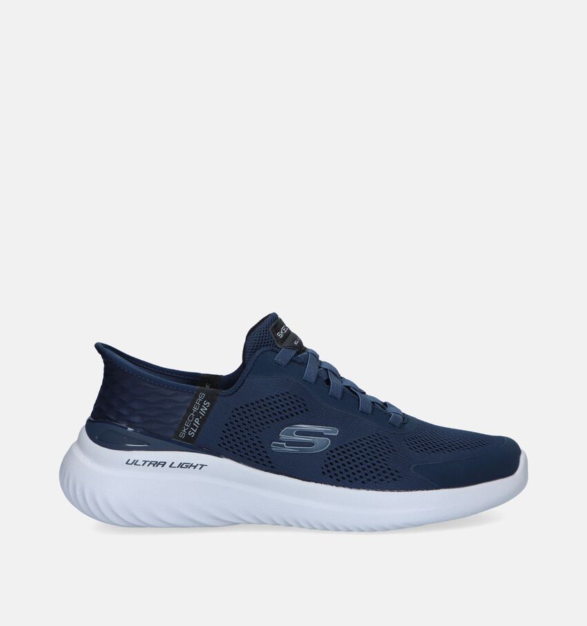 Skechers Slip-ins Bounder 2.0 Emerged Blauwe Sneakers