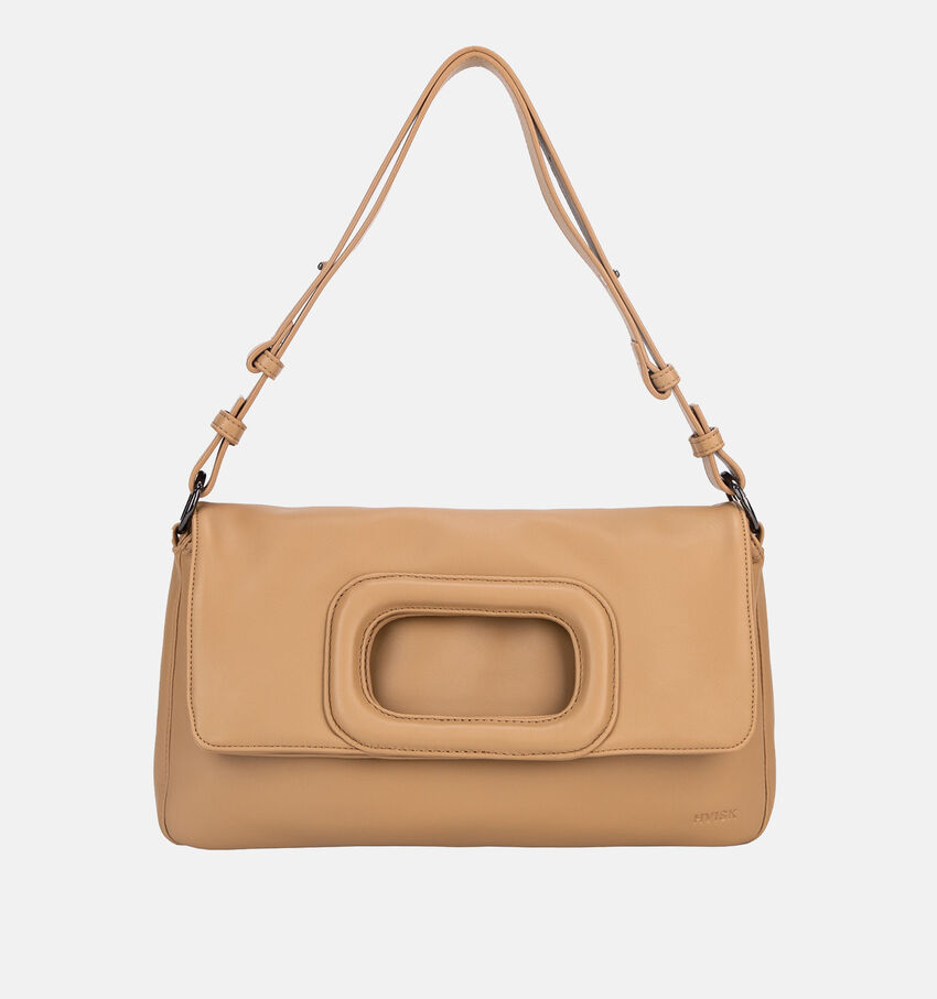 Hvisk Esme Soft Structure Beige Schoudertas