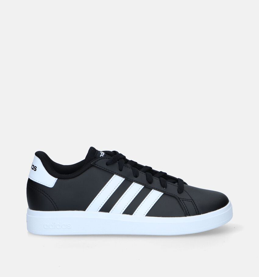 adidas Grand Court 2.0 K Zwarte Sneakers