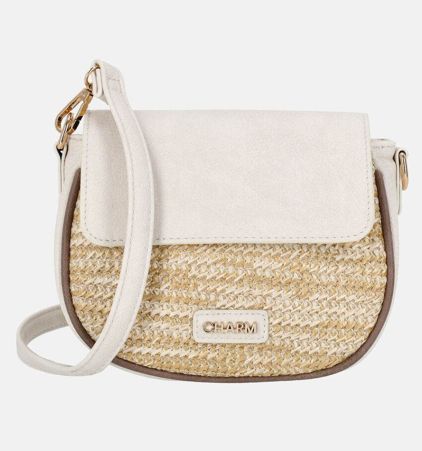 Charm Beige Crossbody tas