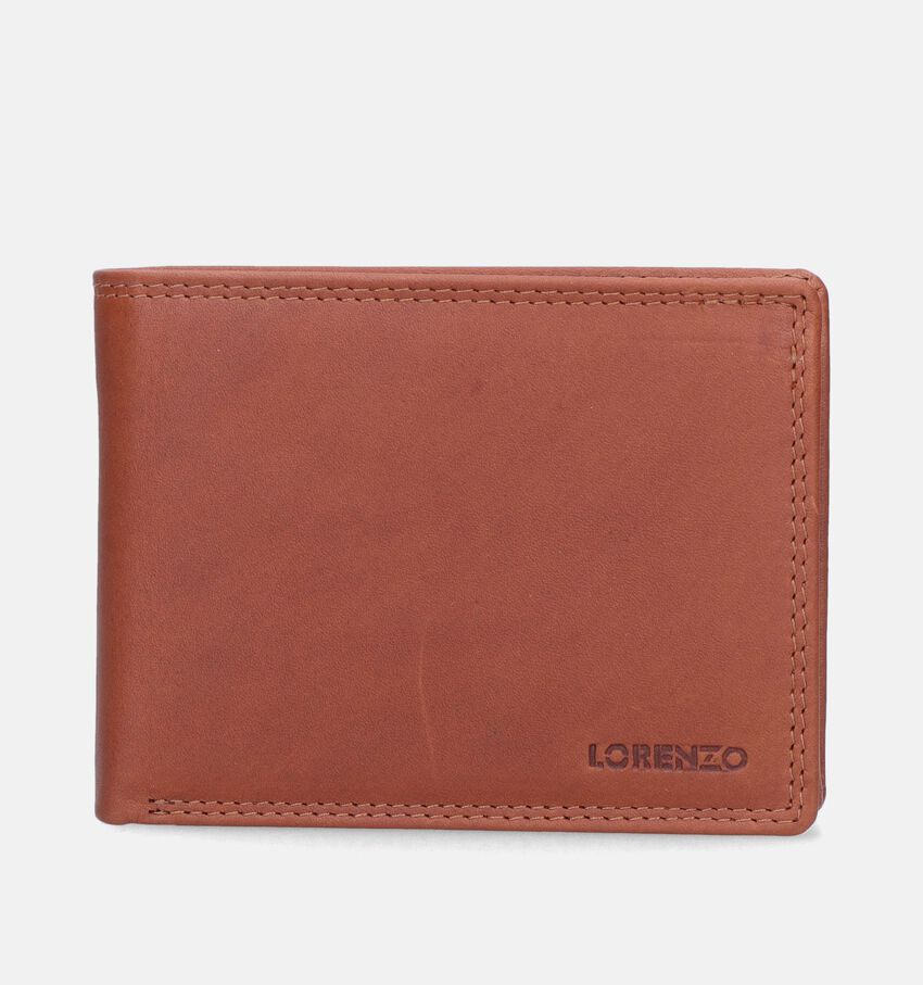 Euro-Leather Cognac Portefeuille