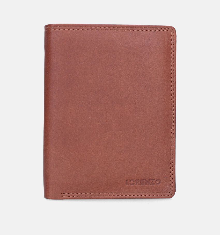 Euro-Leather Cognac Portefeuille