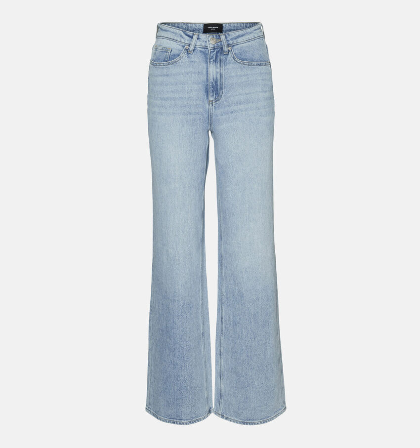 Vero Moda Tessa Wide Jeans en Bleu - L32