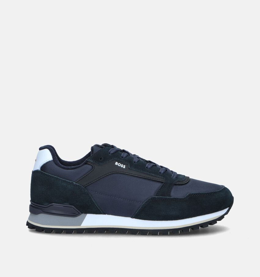 BOSS Parkour-L Runn Blauwe Veterschoenen