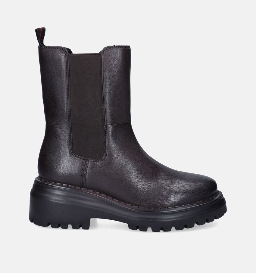 Le Megatto Bruine Chelsea boots