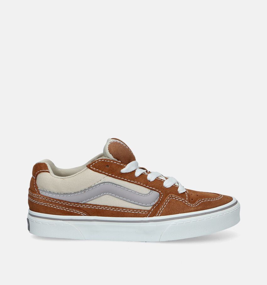 Vans Caldrone Suede Baskets de skate en Brun