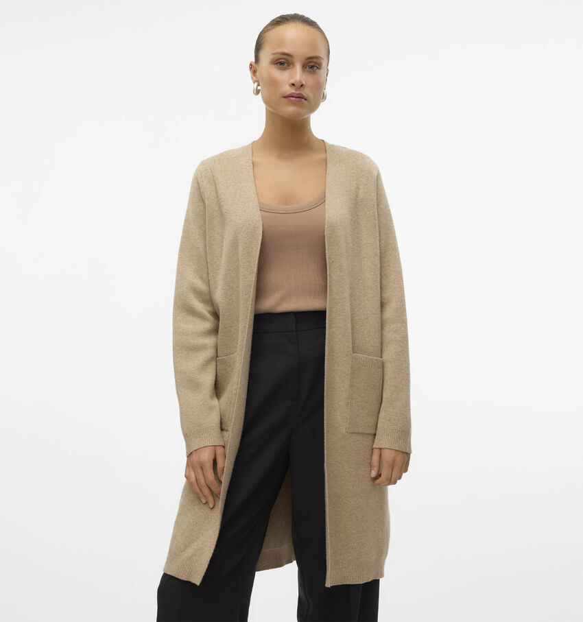 Vero Moda Saba Beige Knit cardigan