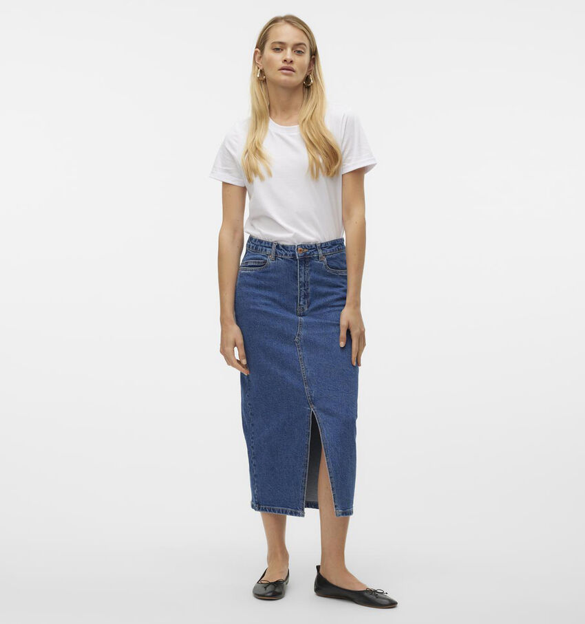 Vero Moda Veri Blauwe Jeansrok