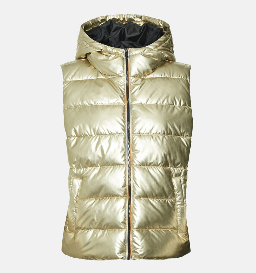 Vero Moda Upsala Gouden Korte gewatteerde bodywarmer