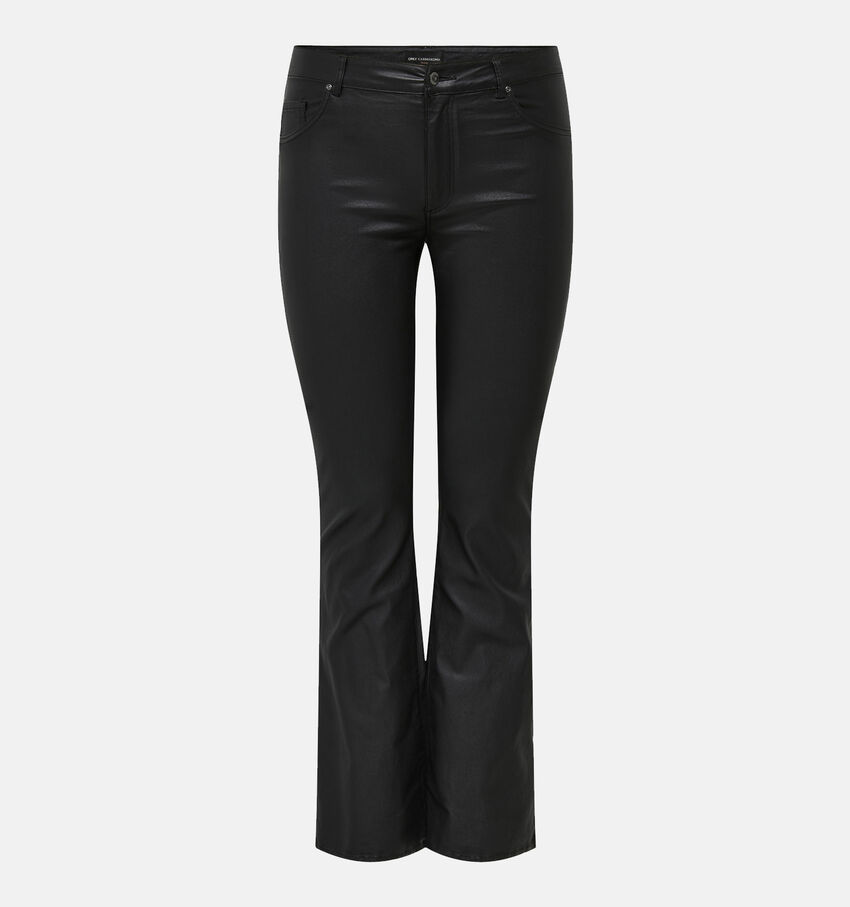 ONLY Carmakoma Blush Zwarte Flared broek