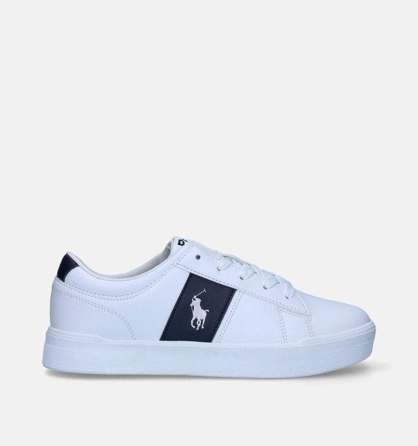 Polo Ralph Lauren Frazier Witte Veterschoenen