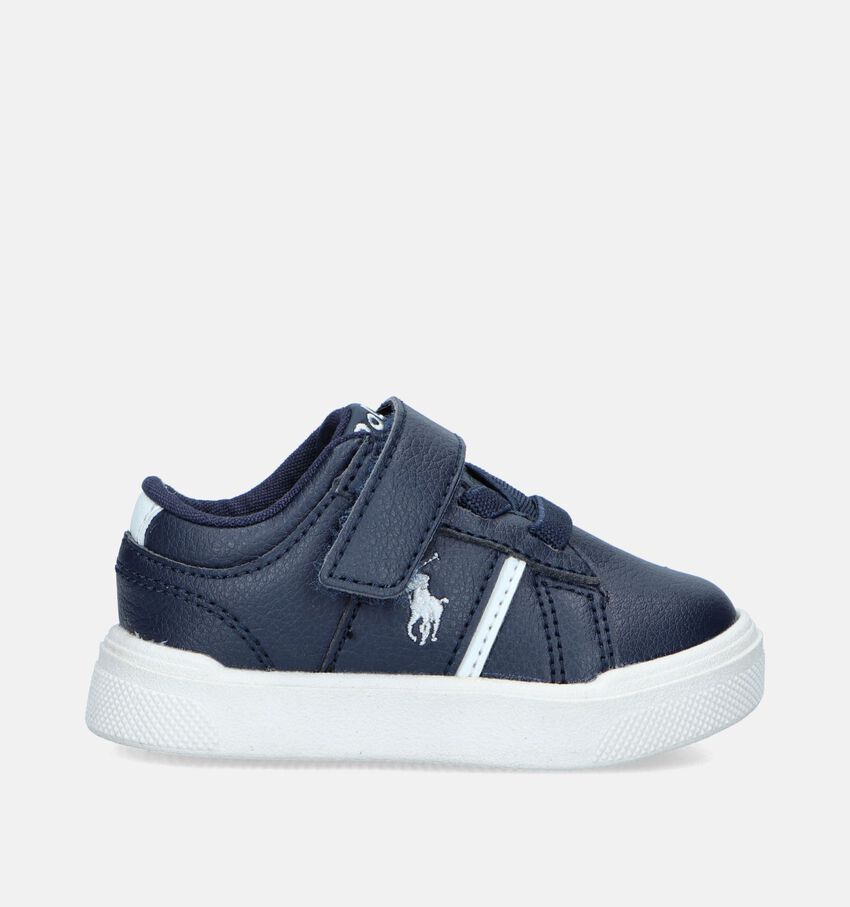 Polo Ralph Lauren Frazier PS Blauwe Schoenen met elastiek