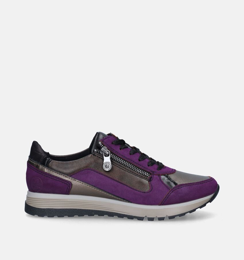 Rieker Paarse Sneakers