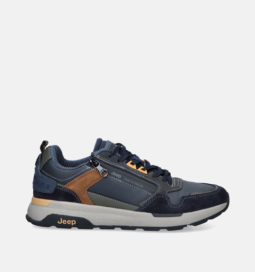 Jeep Ontario Zip Blauwe Veterschoenen