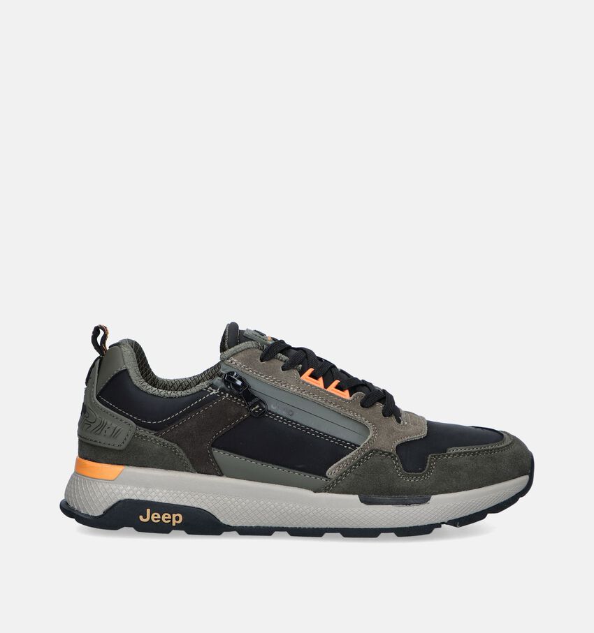 Jeep Ontario Zip Kaki Veterschoenen