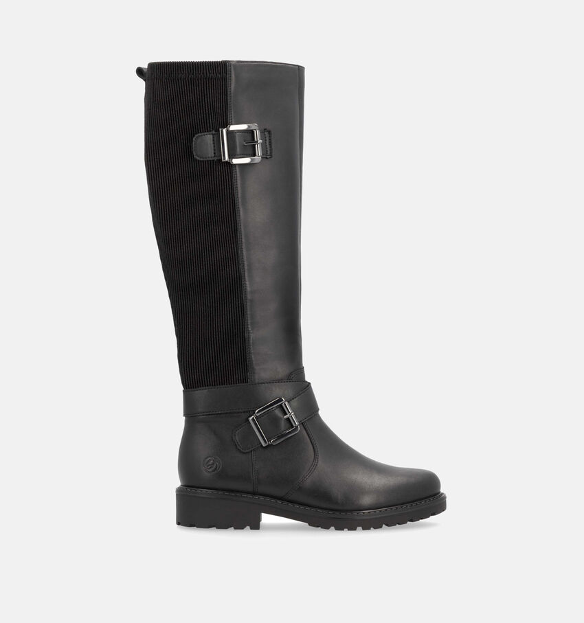Remonte Bottes hautes en Noir