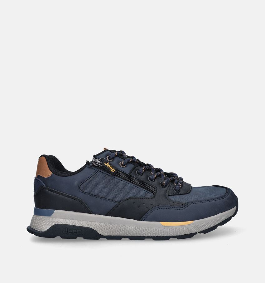 Jeep Ontario Zip Blauwe Veterschoenen