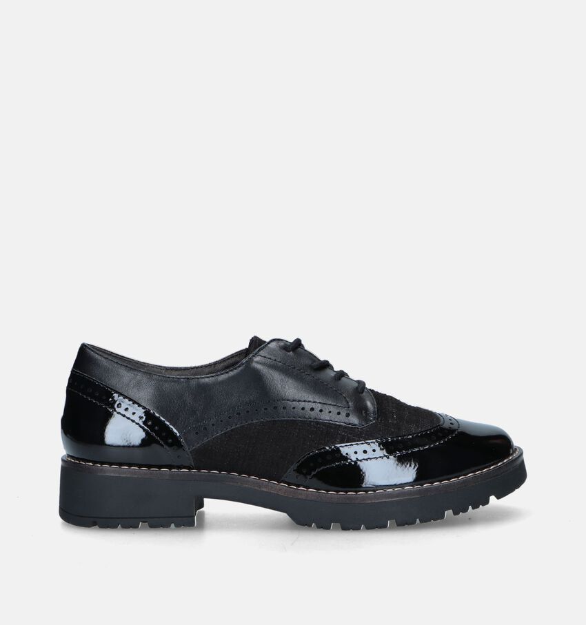 Jana Chaussures à lacets en Noir