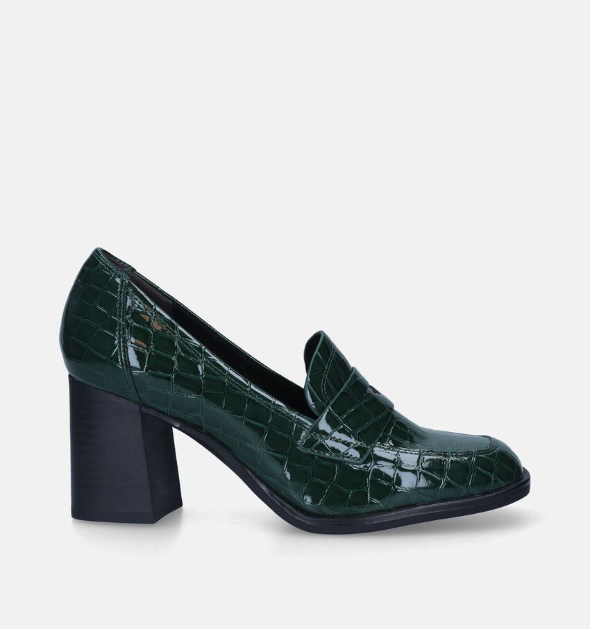 Tamaris Groene Mocassins met hak
