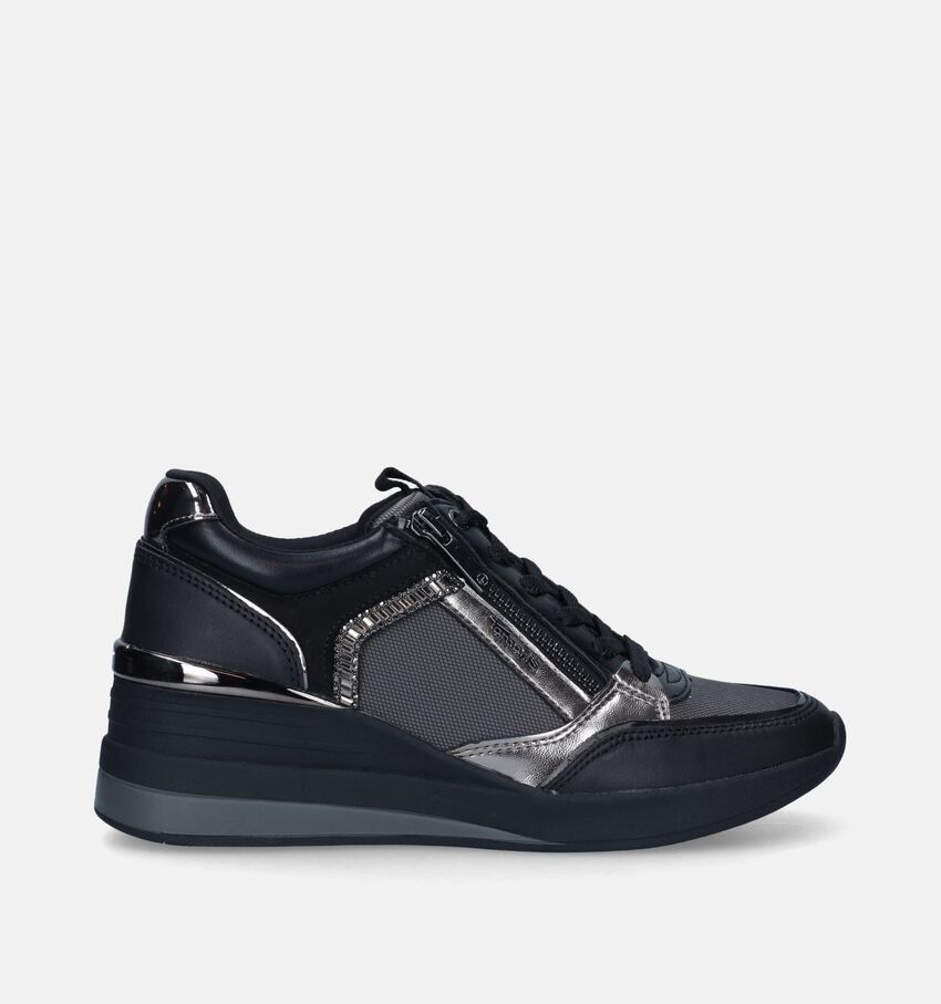 Tamaris Grijze Sneakers met sleehak
