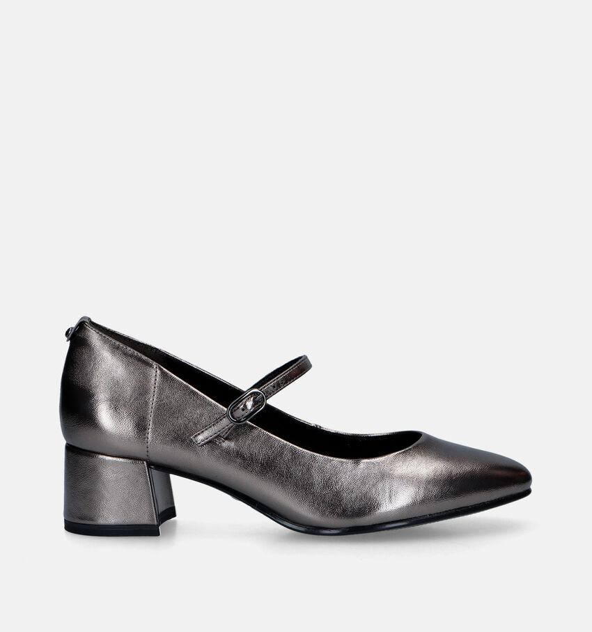 Tamaris Zilveren Pumps met riempje