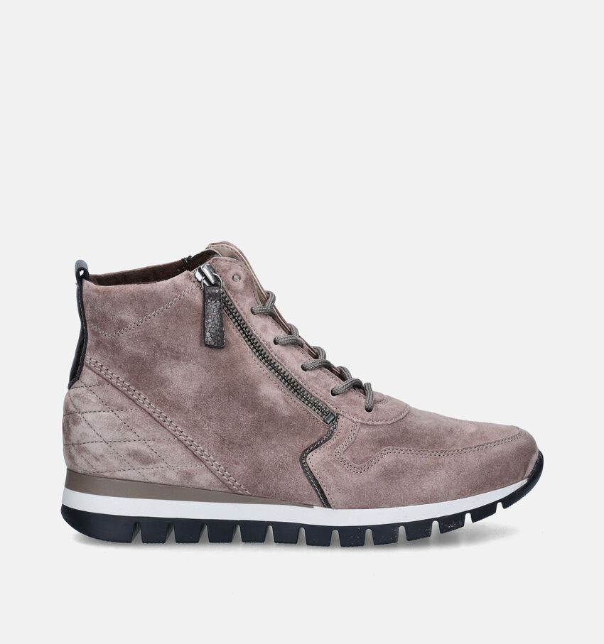 Gabor OptiFit Beige Hoge sneakers