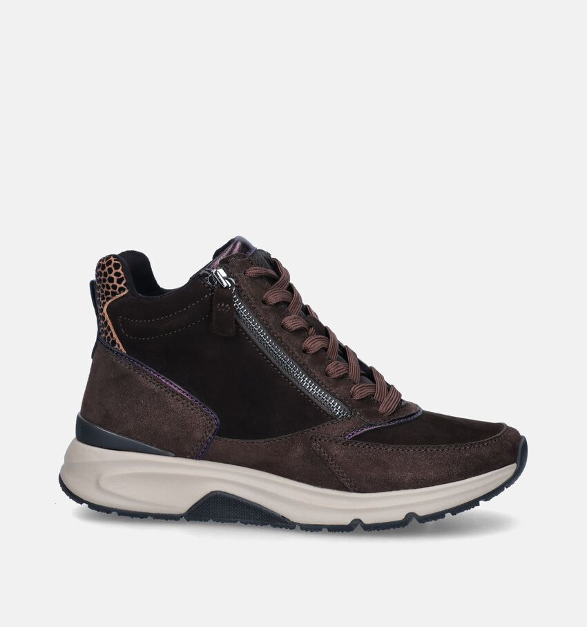 Gabor Rollingsoft Baskets montantes en Brun