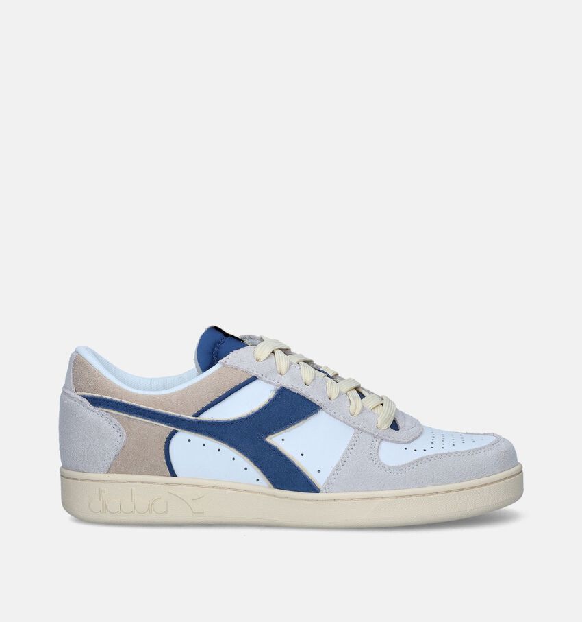 Diadora Magic Basket Low Suede Baskets en Blanc
