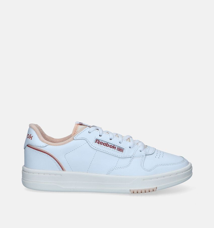 Reebok Phase Court Baskets en Blanc