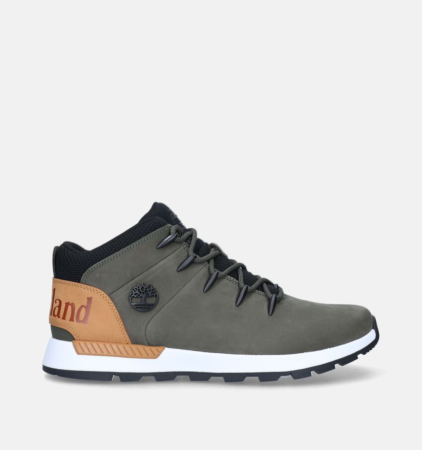 Timberland Sprint Trekker Mid Bottines en Vert Khaki