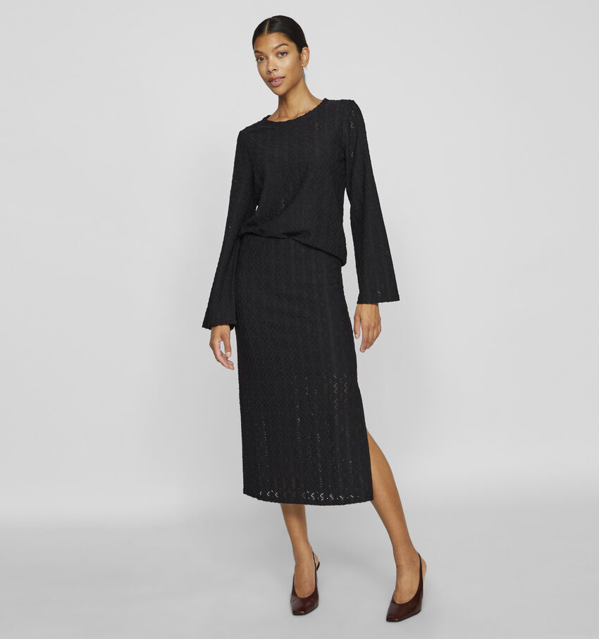 Vila Sinda Zwarte Pencil skirt