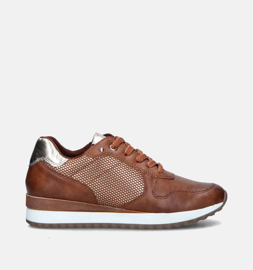 Marco Tozzi Baskets habillées en Cognac