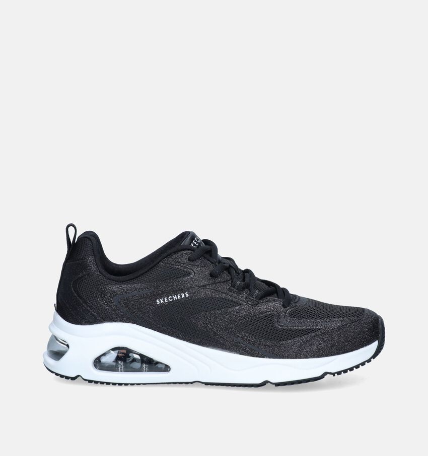 Skechers Tres-Air Uno Glit-Airy Zwarte Sneakers